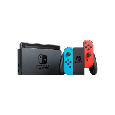 Nintendo Switch with Neon Blue/Neon Red Joy-Con Controller