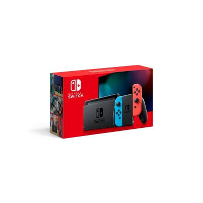 Nintendo Switch with Neon Blue/Neon Red Joy-Con Controller - Image 2