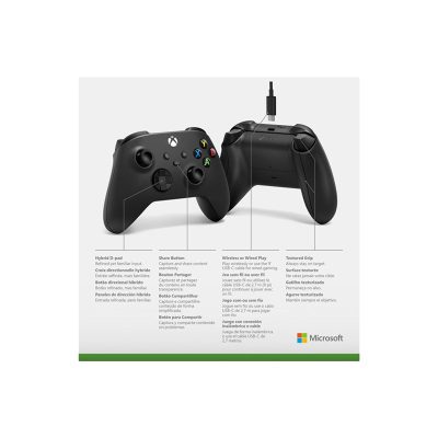 Microsoft Xbox Series X Wireless Controller with USB-C Cable - Image 5
