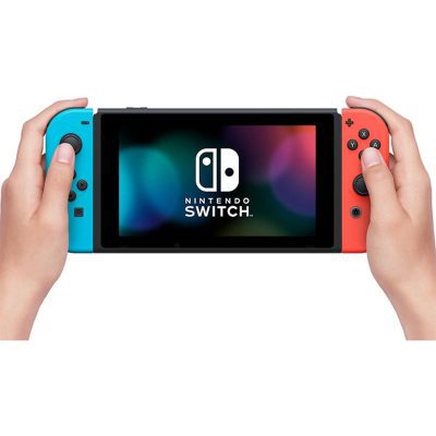 Nintendo Switch with Neon Blue/Neon Red Joy-Con Controller - Image 7