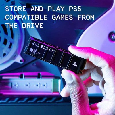 WD BLACK 2TB SN850P NVMe M.2 SSD Officially Licensed Storage Expansion for PS5 Consoles, up to 7,300MB/s, with heatsink - WDBBYV0020BNC-WRSN - Image 3